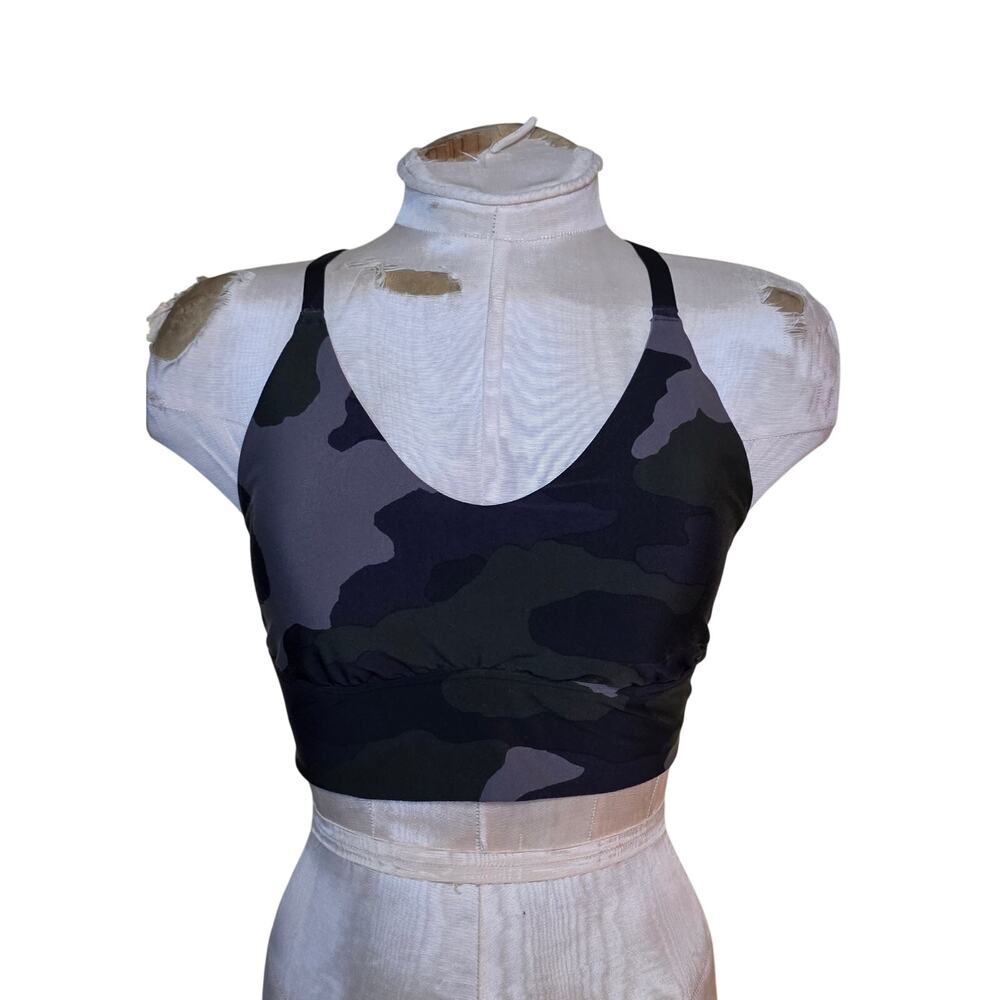 Aerie Offline Camo‎ Print Sports Bra Size M